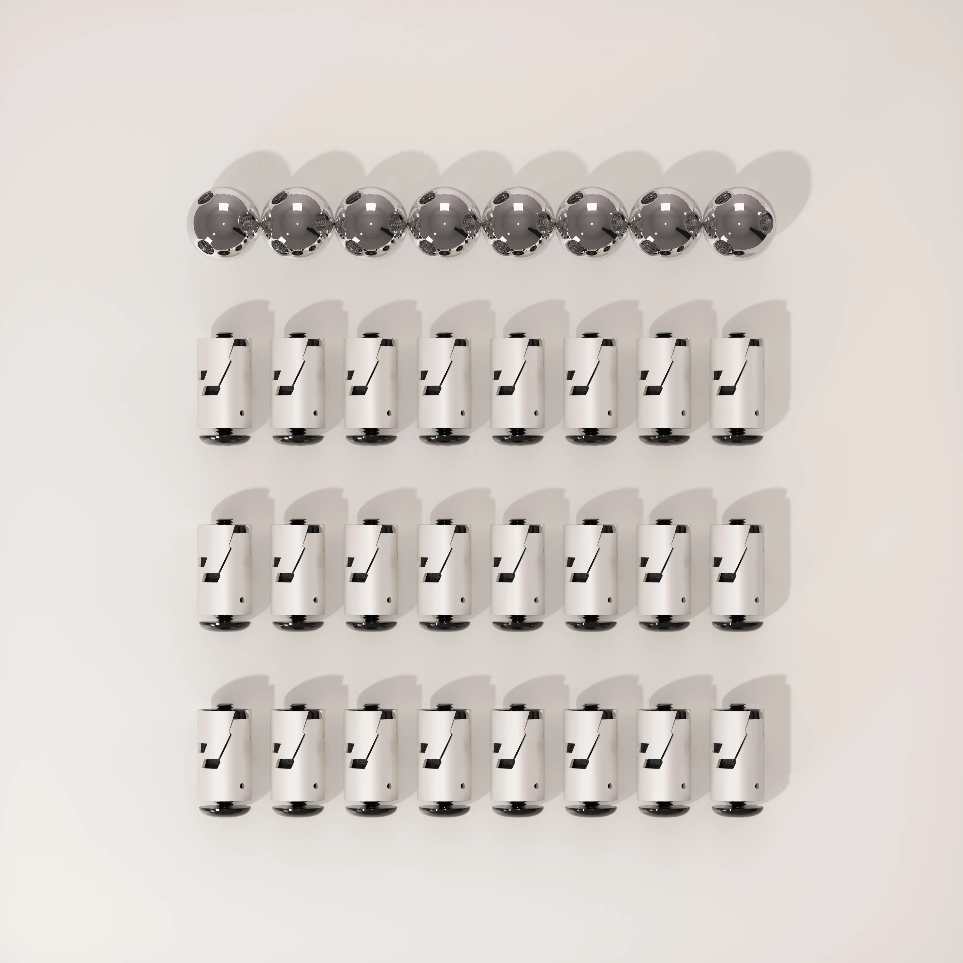 USM Haller Chrome Ball Connectors & Tube Connectors - Replacement USM Haller Chrome Ball Connectors & Tube Connectors - Replacement