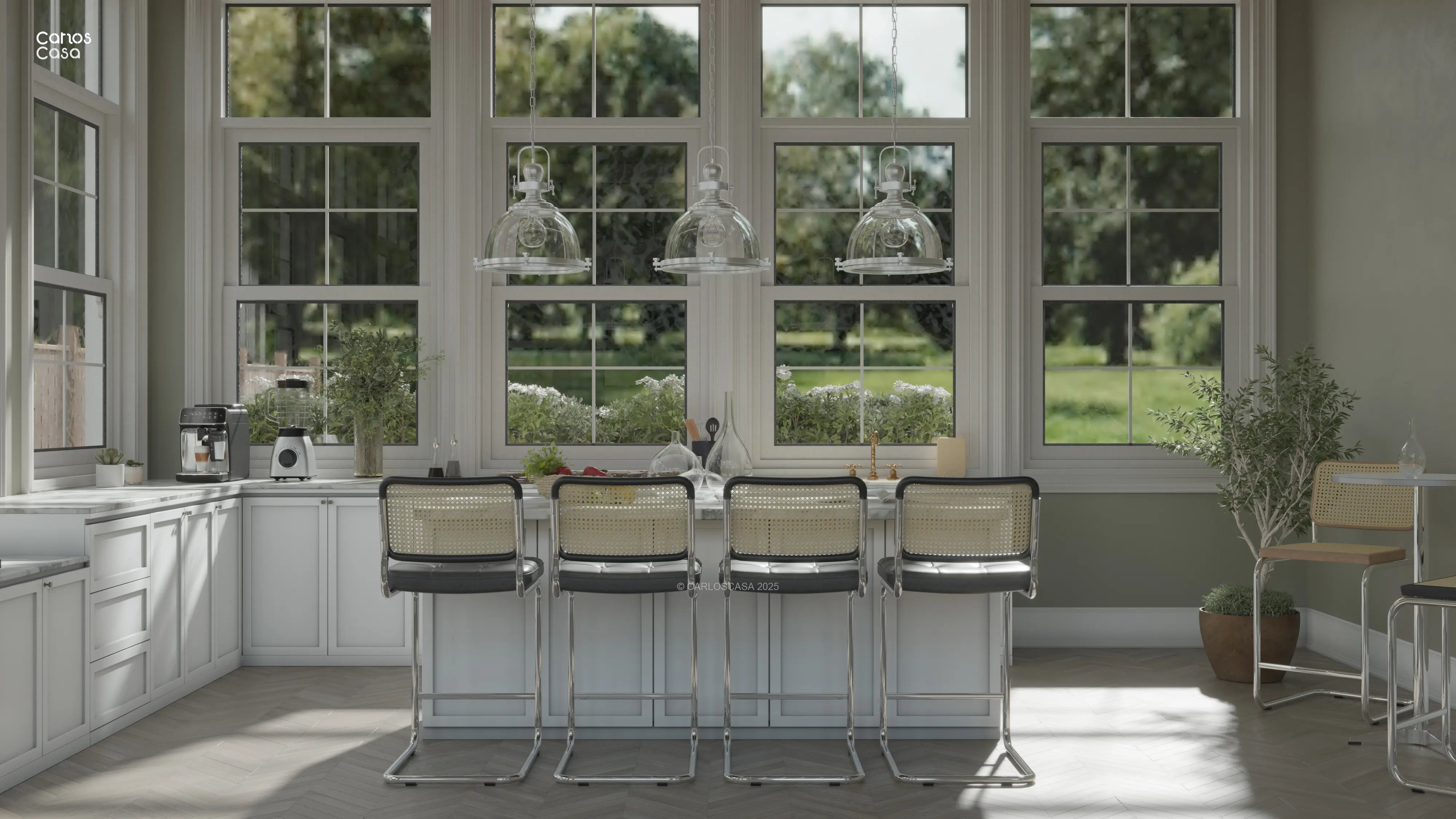 Marcel Breuer Cesca Style Counter Stools: The Guide to Modern Kitchen ...