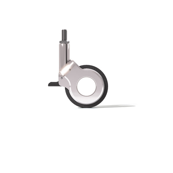 Advanced Hollow-Center Swivel Caster Wheels with Dual Screw Options and Locking Mechanism