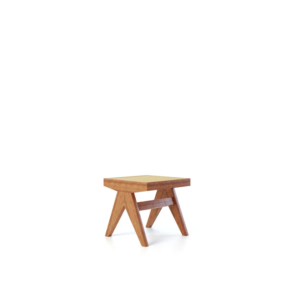 Tabouret en canne Chandigarh 