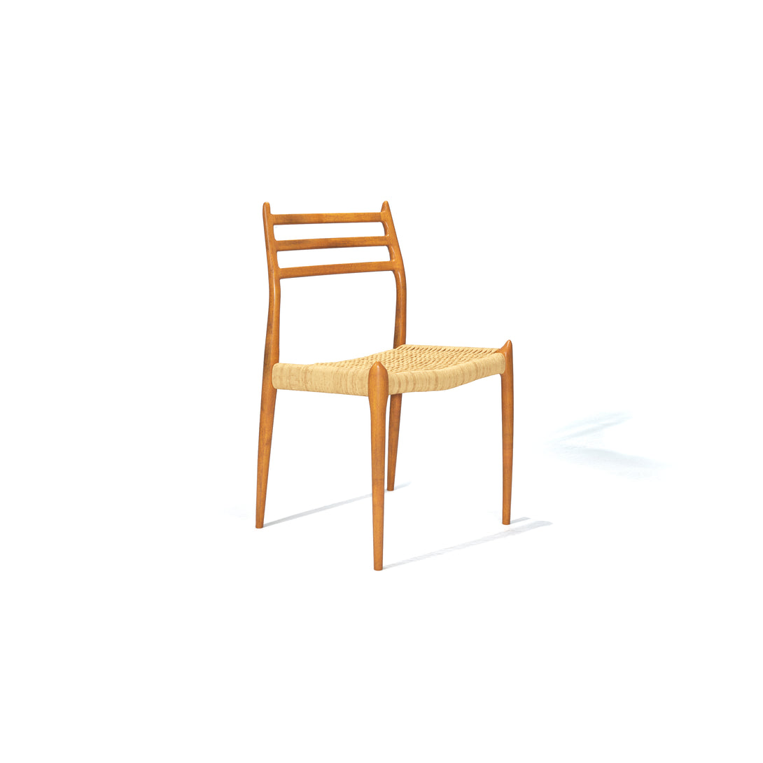 Vintage Mid-Century Modern Niels Otto Moller Model 78 Side Chair in Solid Teak Wood for Dining Room/ Hospitality Restaurant Bistro Dining Chairs