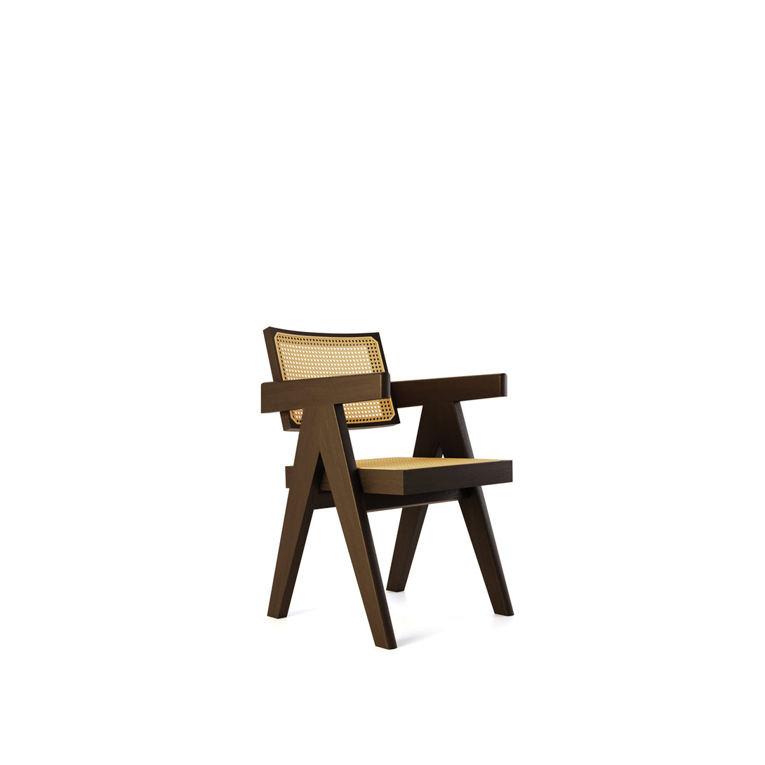 Mid-Century Modern Accent Modern Vintage Solid Teak Wood Pierre