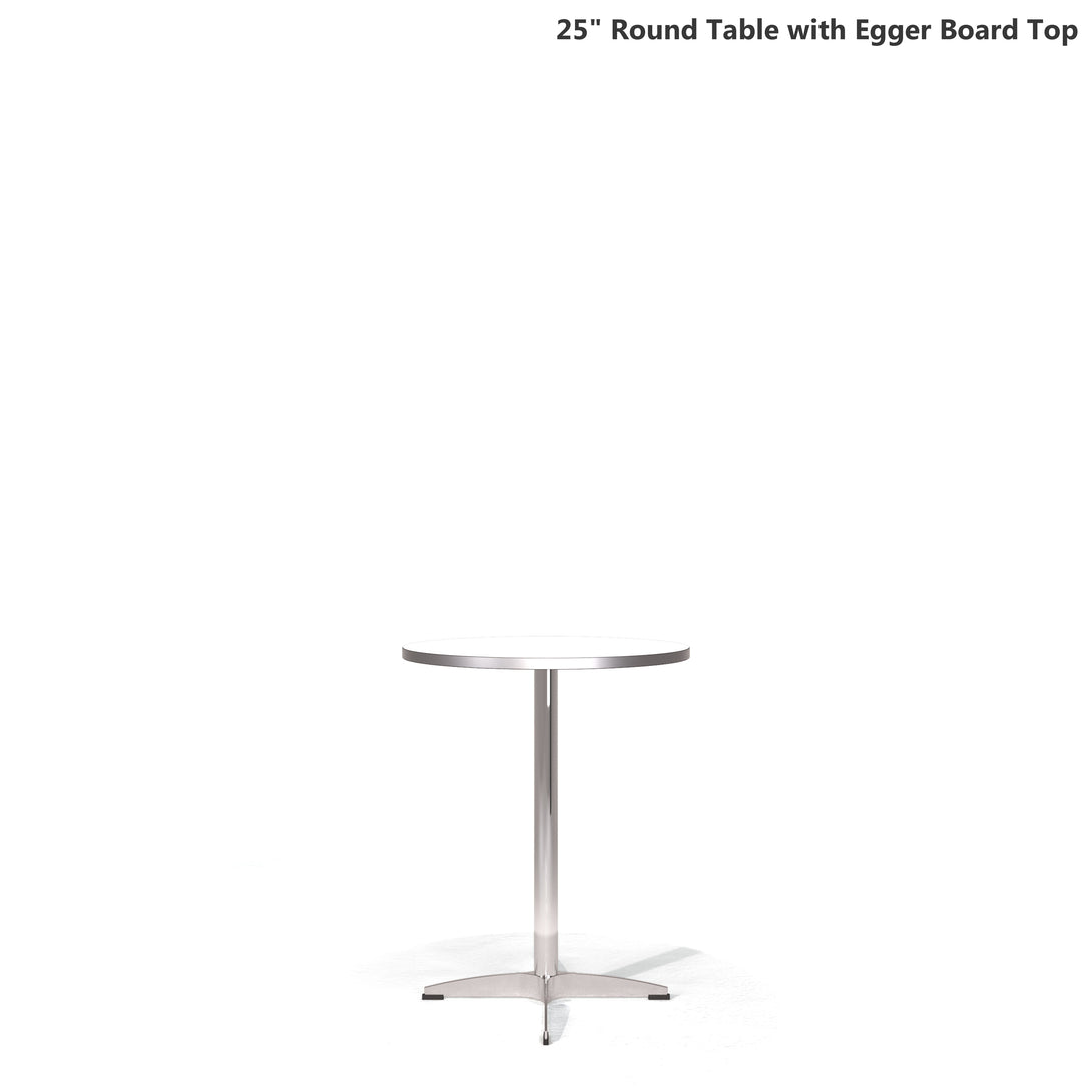 25" Round Dining Table in Egger Board By Arne Jacobsen for Fritz Hansen