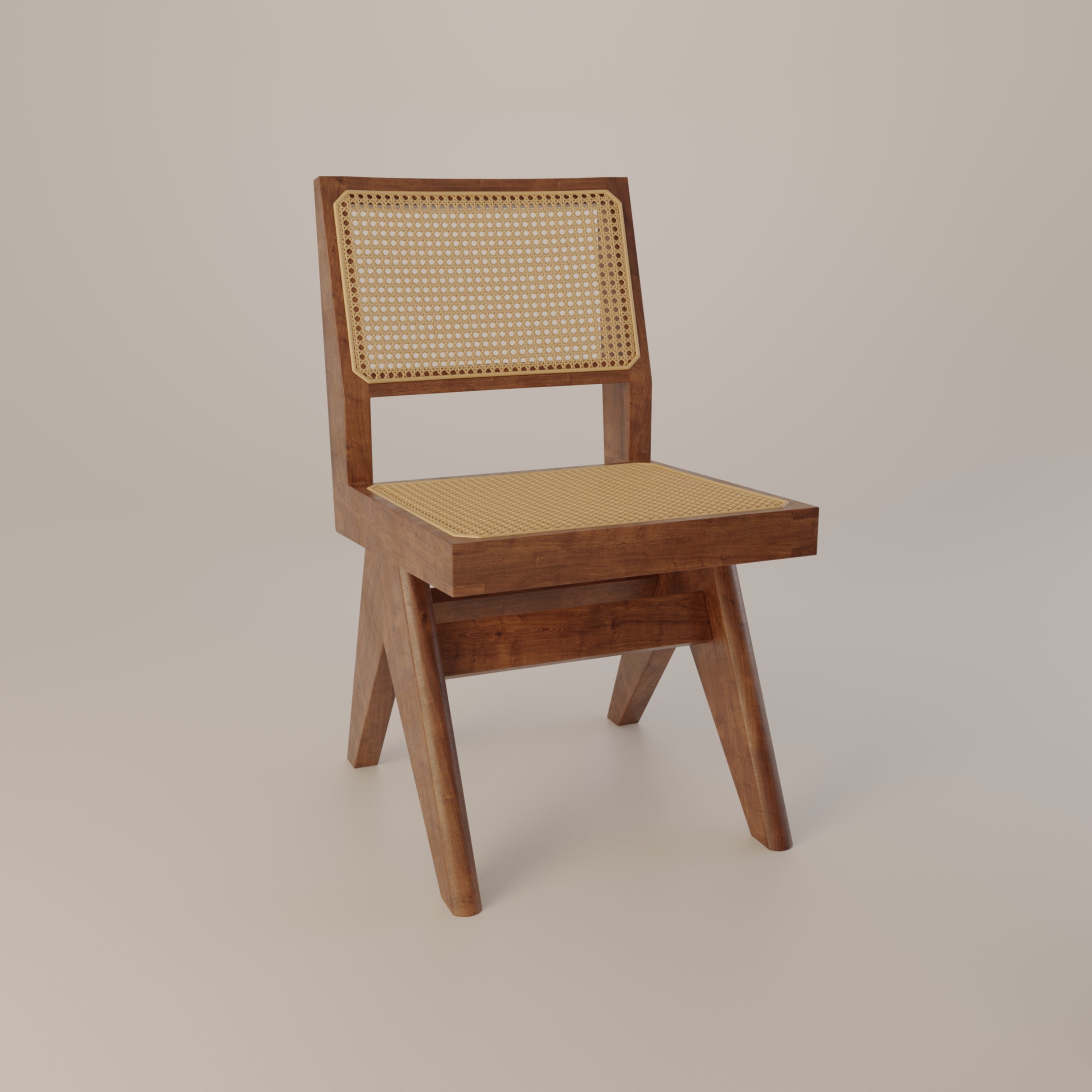 Chandigarh Rattan Cane Chair for Living Room Dining Room Mid-Century ...