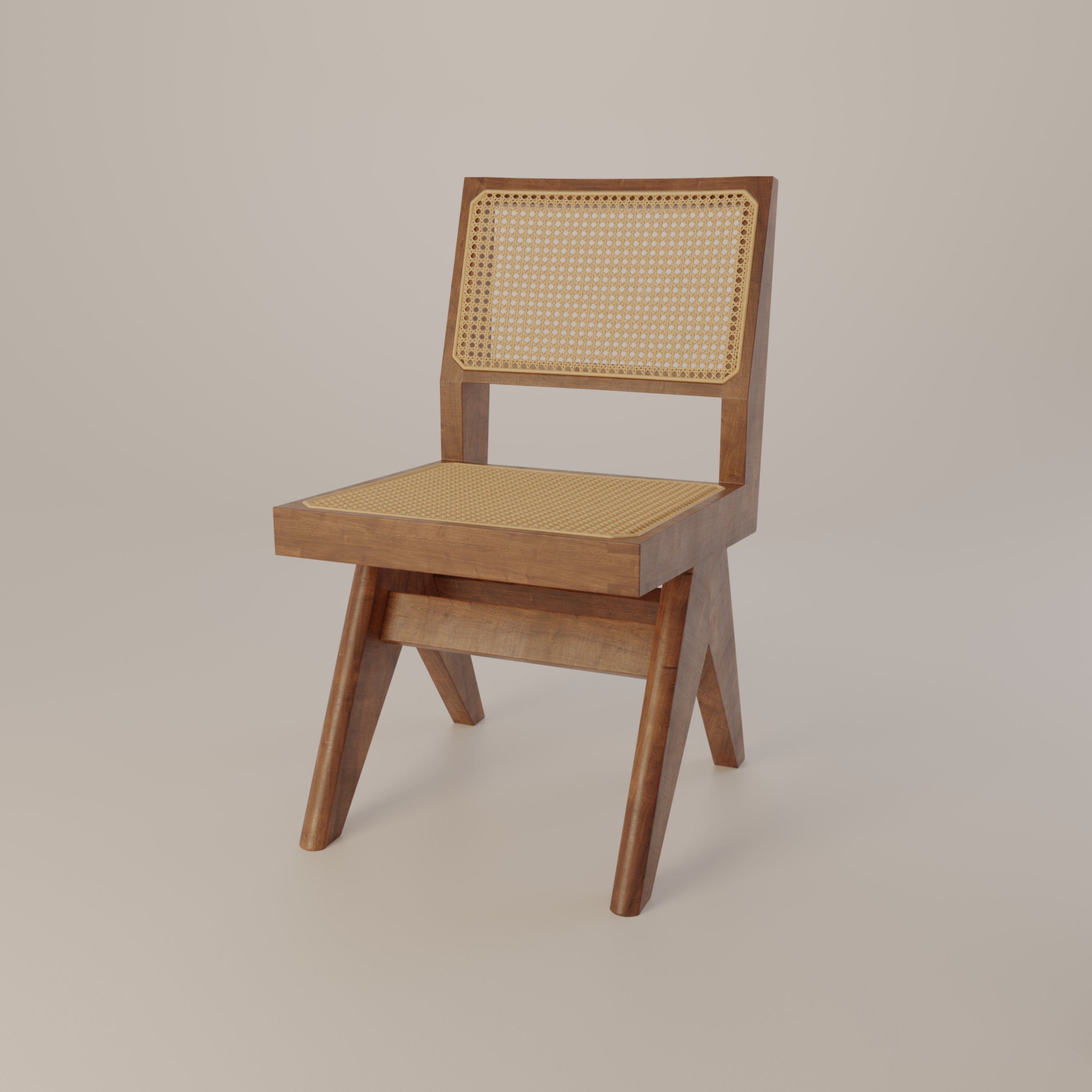 Chandigarh Rattan Cane Chair for Living Room Dining Room Mid-Century ...