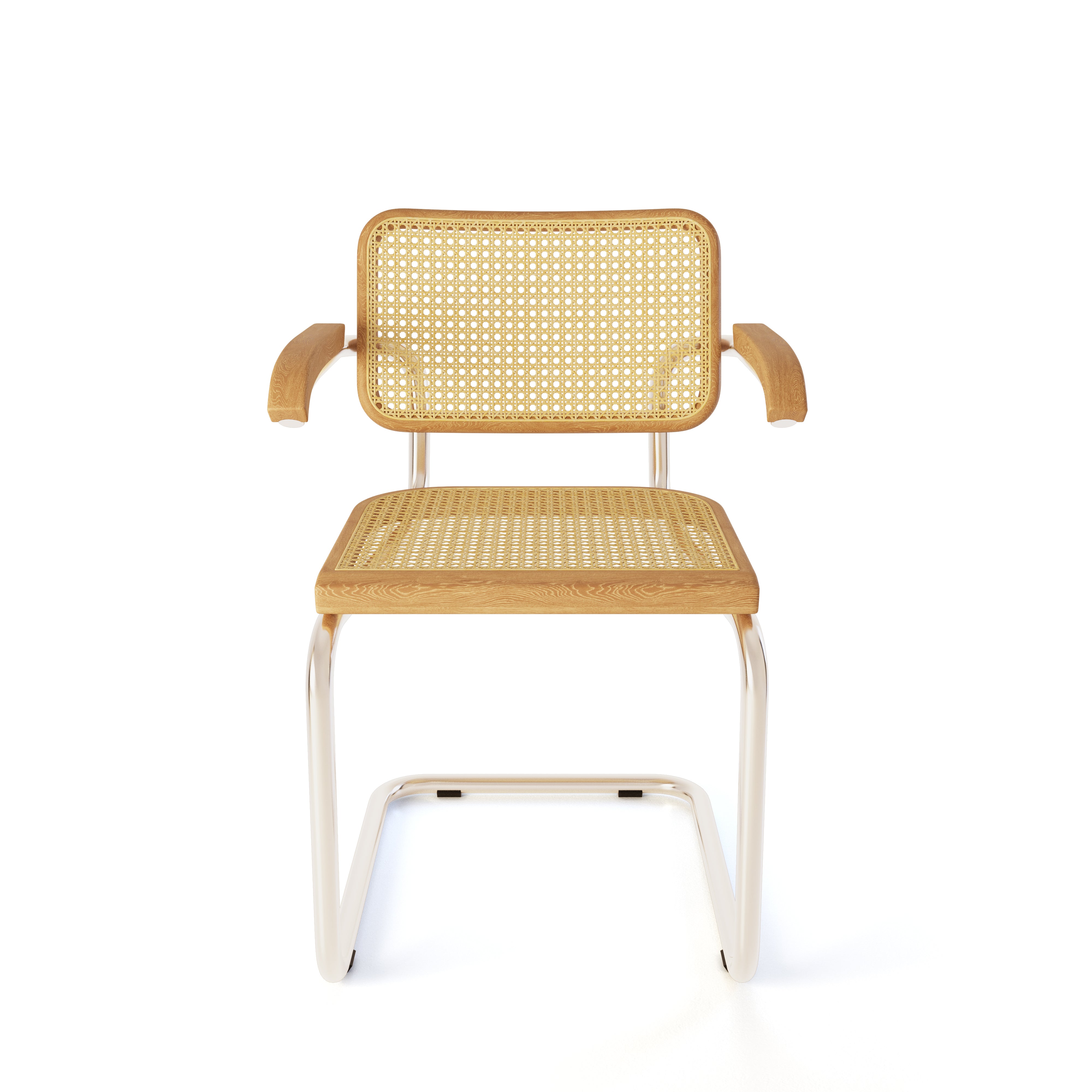 Vintage Breuer Cesca Cane Rattan Retro Chair Upholstered Improve 